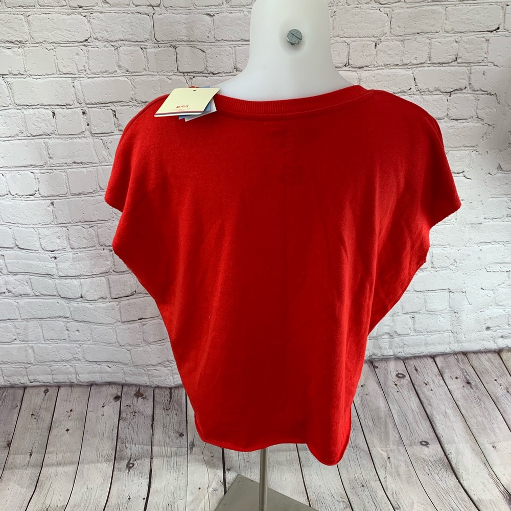 Stranger Thinga Life Guard Sweater Top - Picture 6 of 6